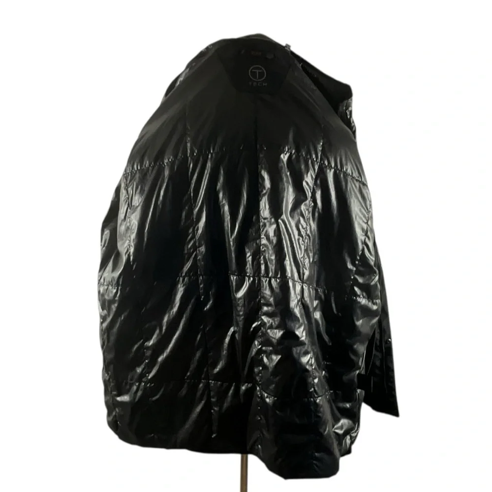 TUMI T TECH‎ Commuter Waterproof Hooded Men Plus Size Two Layer  Black Coat